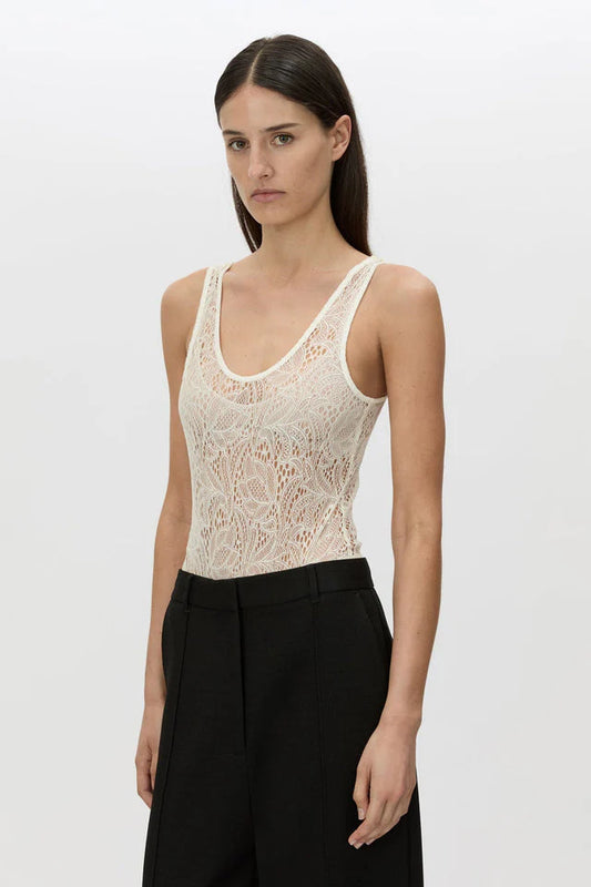 CALLISTO LACE BODYSUIT - IVORY
