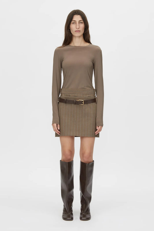 SAINT LONG SLEEVE TOP -  FAWN