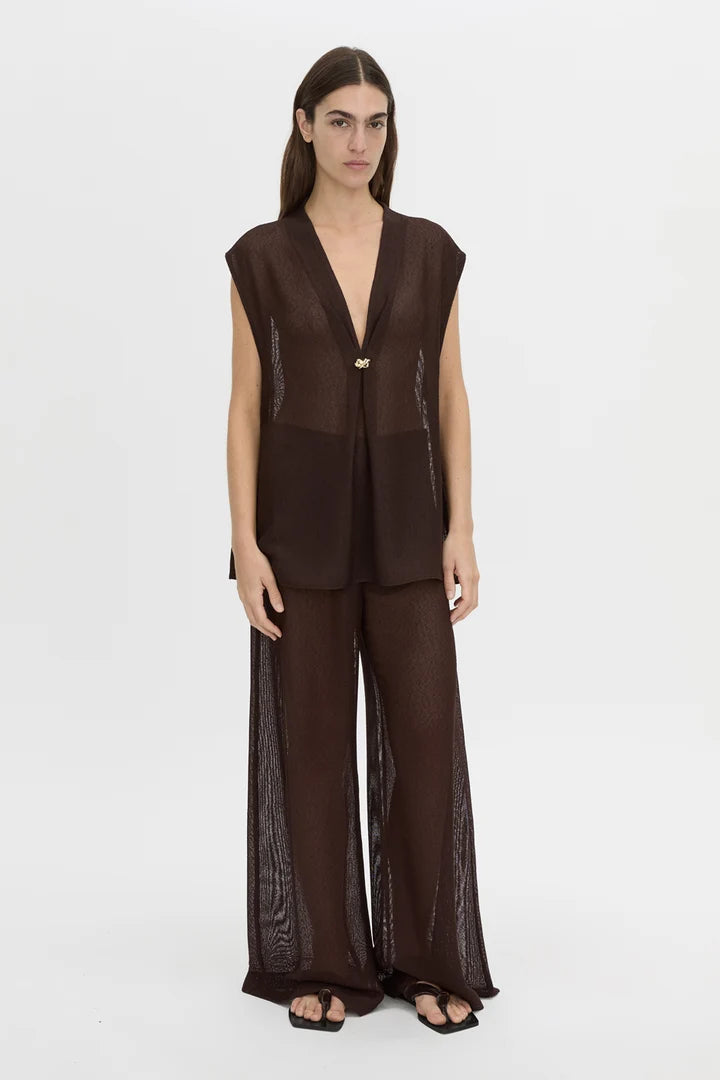 TESSARA TOP-CHOCOLATE