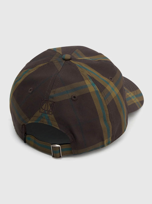 WINTON CHECK LOGO CAP - ESPRESSO CHECK