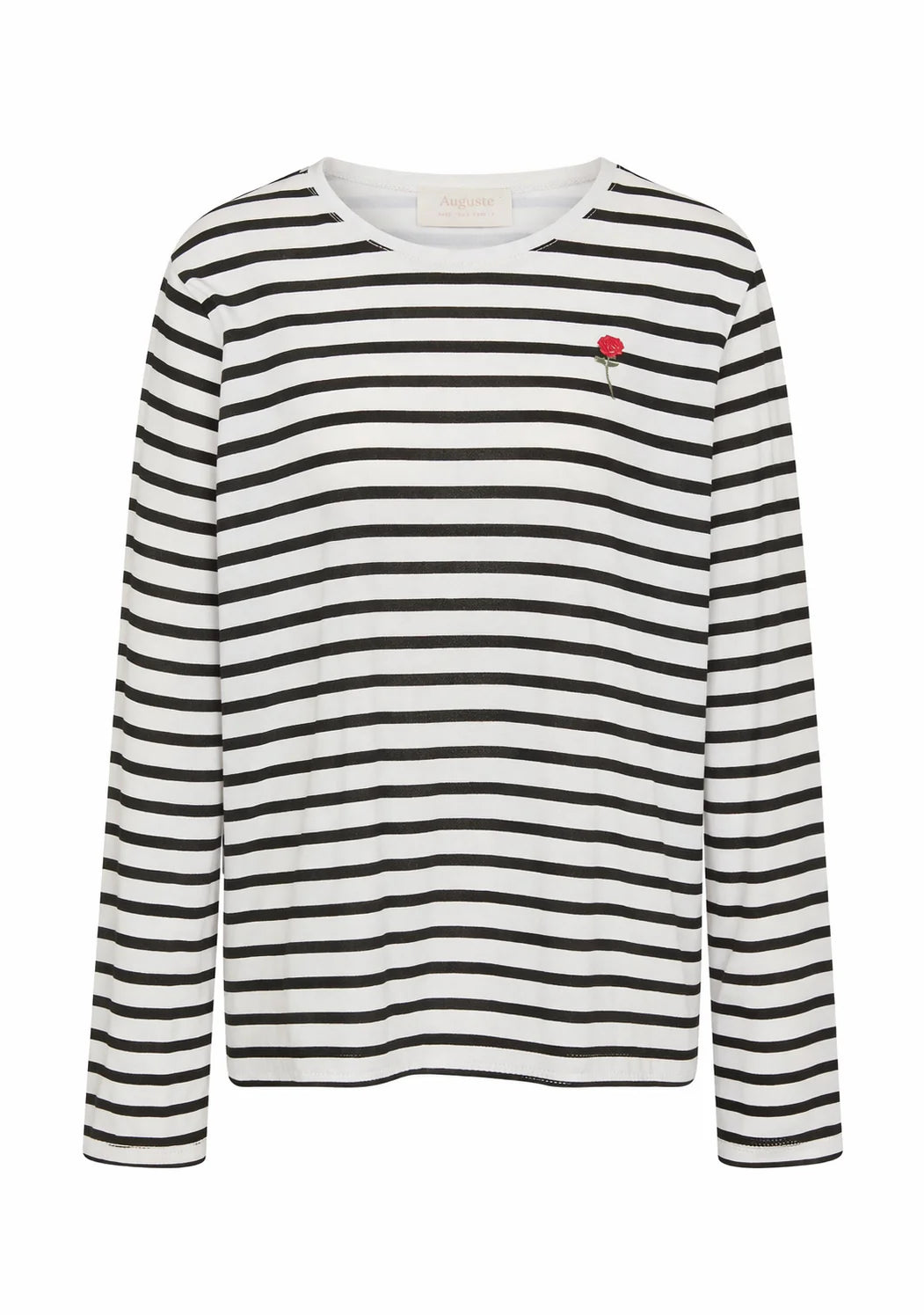 NORTH LONG SLEEVE TEE - BLACK & WHITE