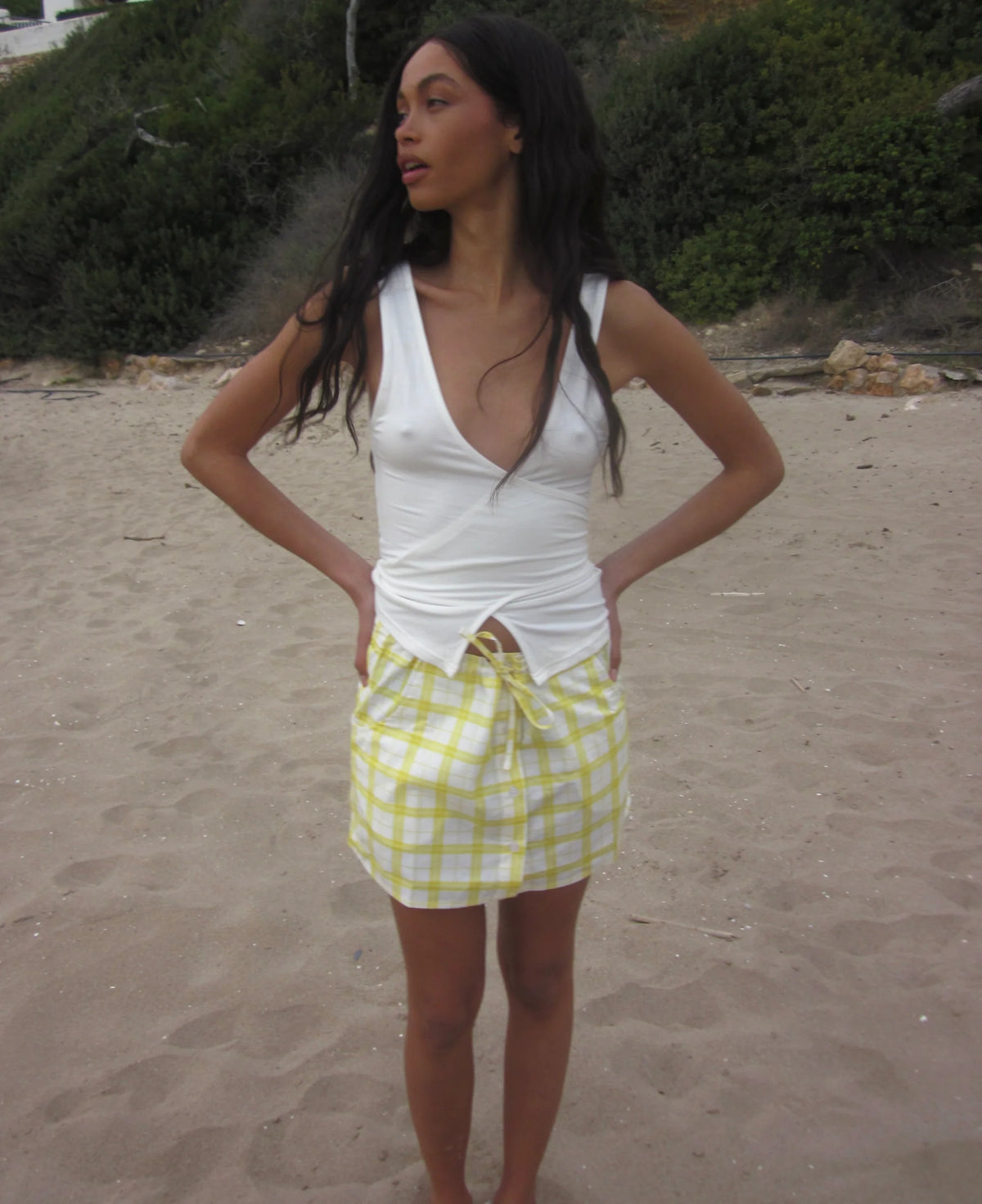 ISOLDE TOP - OFF WHITE