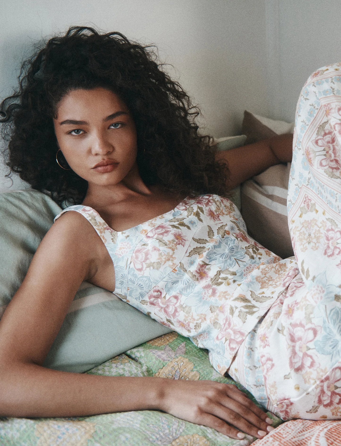 ELLIE LINEN TOP-VANILLA KEEPSAKE