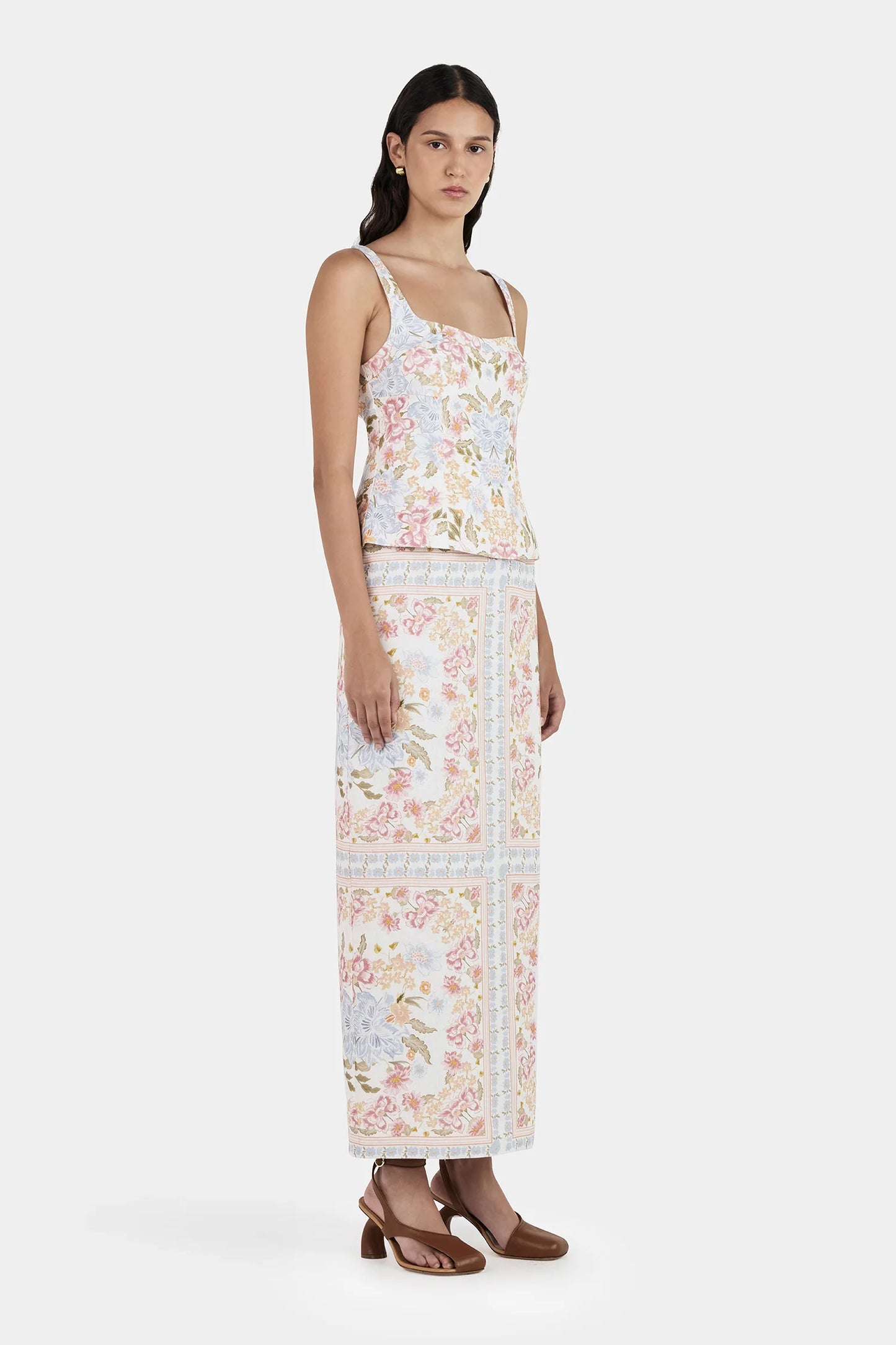 ELLIE LINEN TOP-VANILLA KEEPSAKE