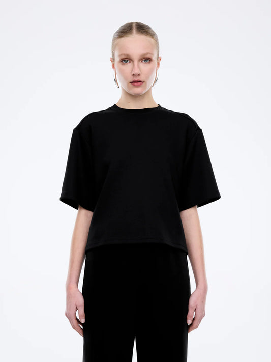 ALESSA RELAXED SOFT JERSEY TEE