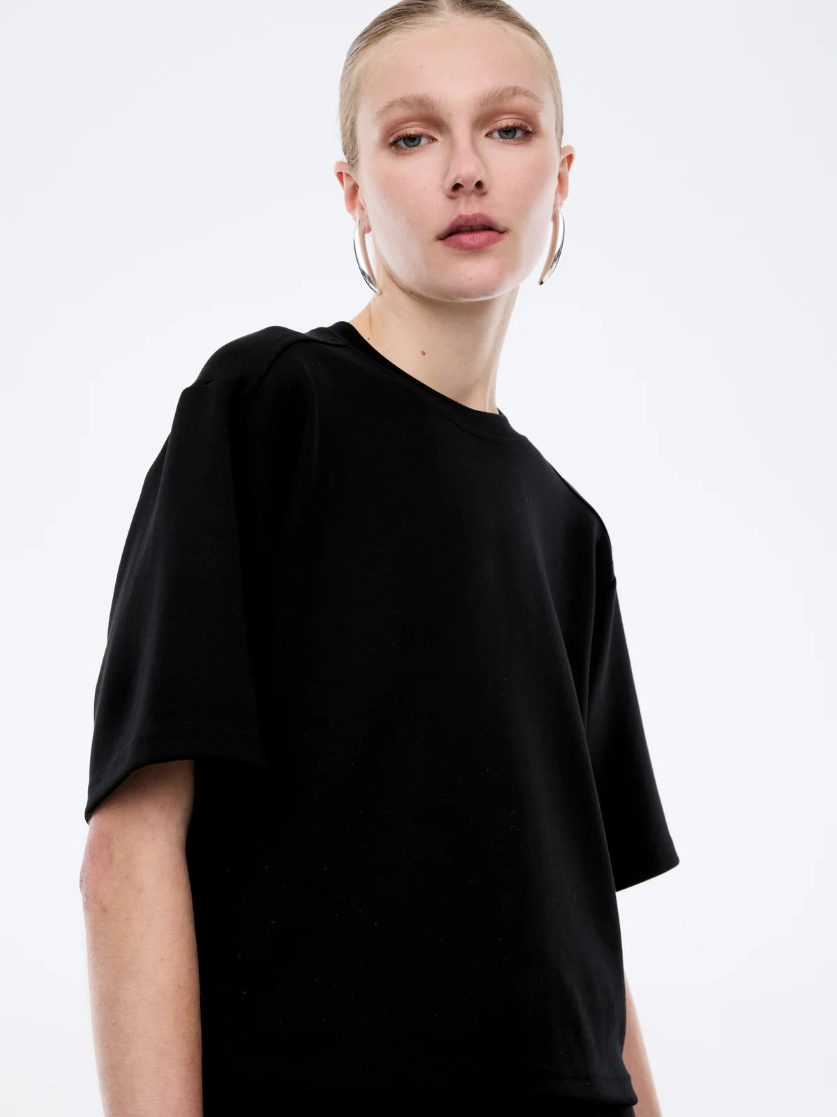 ALESSA RELAXED SOFT JERSEY TEE