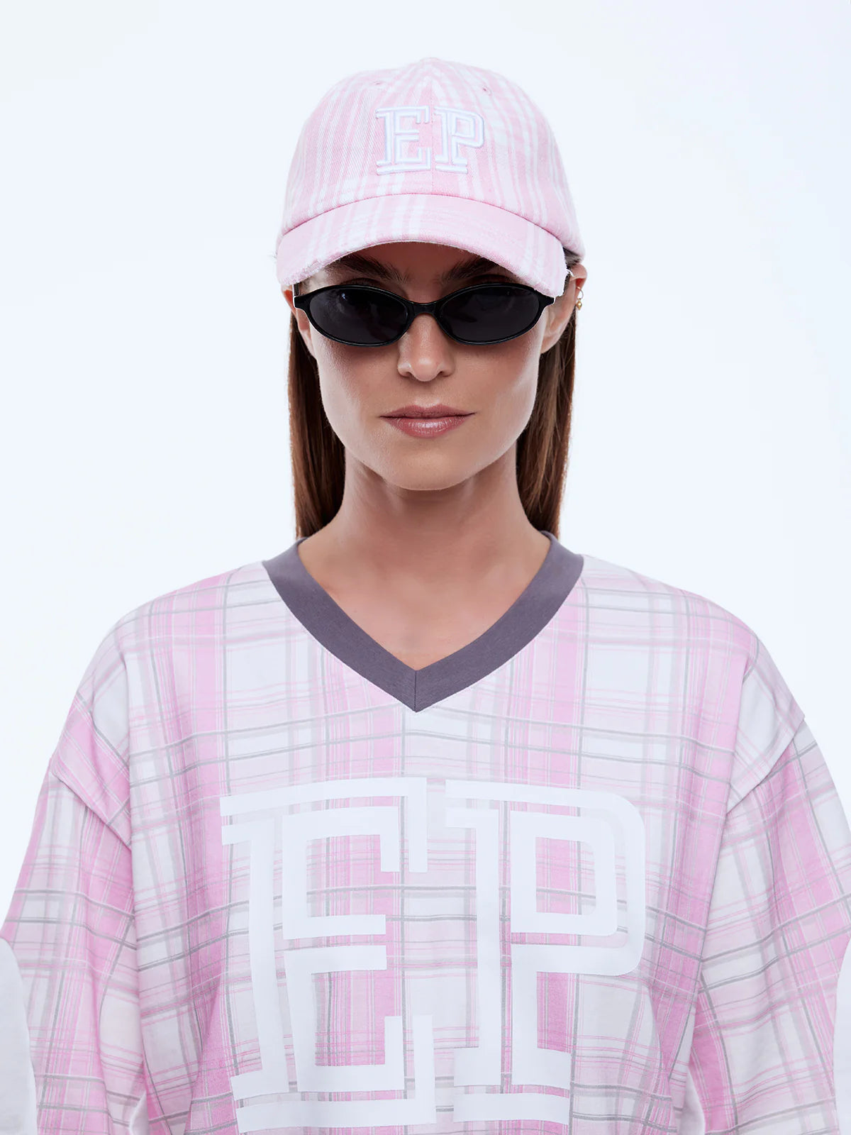 NOVA CHECK CAP - PINK CHECK
