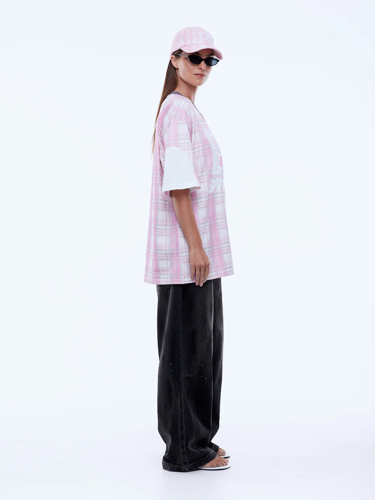 LUNAR JERSEY - PINK CHECK