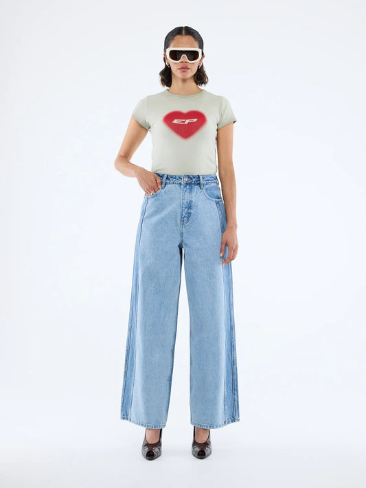 LIA SPLICED JEAN - INDIGO SPLICE