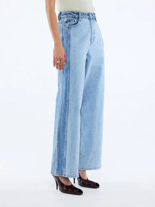 LIA SPLICED JEAN - INDIGO SPLICE