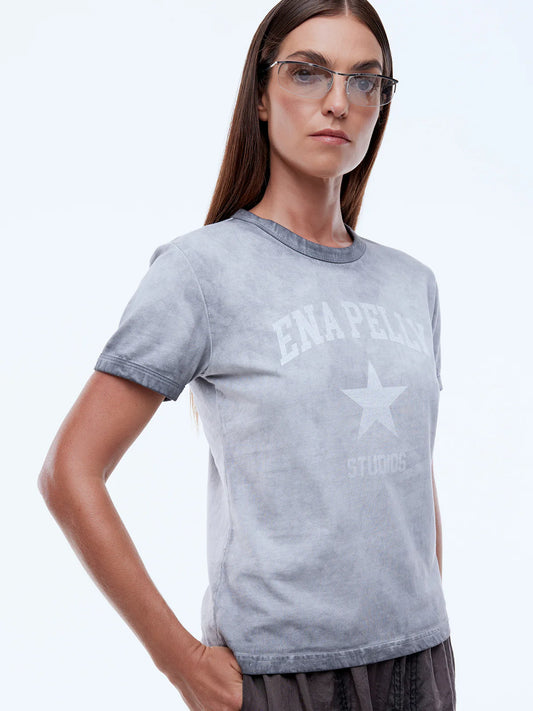 FADING STAR RELAXED BABY TEE - GRADIENT GREY
