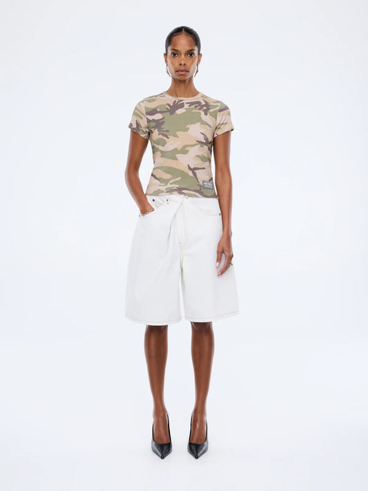 TESSA BABY TEE  - DESERT CAMO