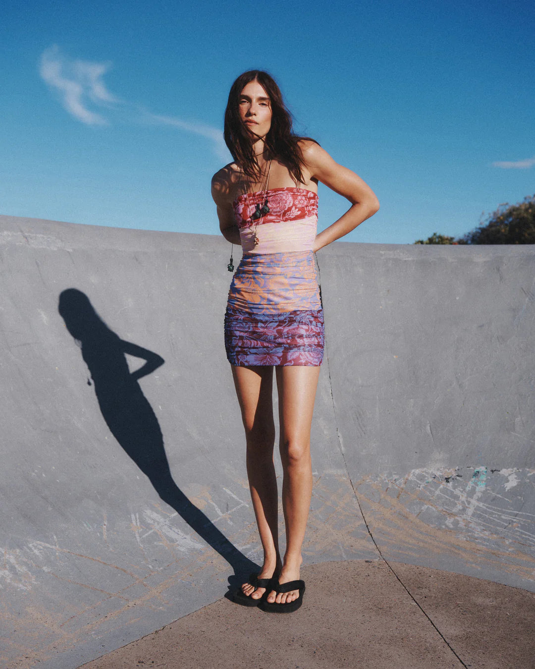 FREDRIC MINI DRESS-BAJA BLOOM