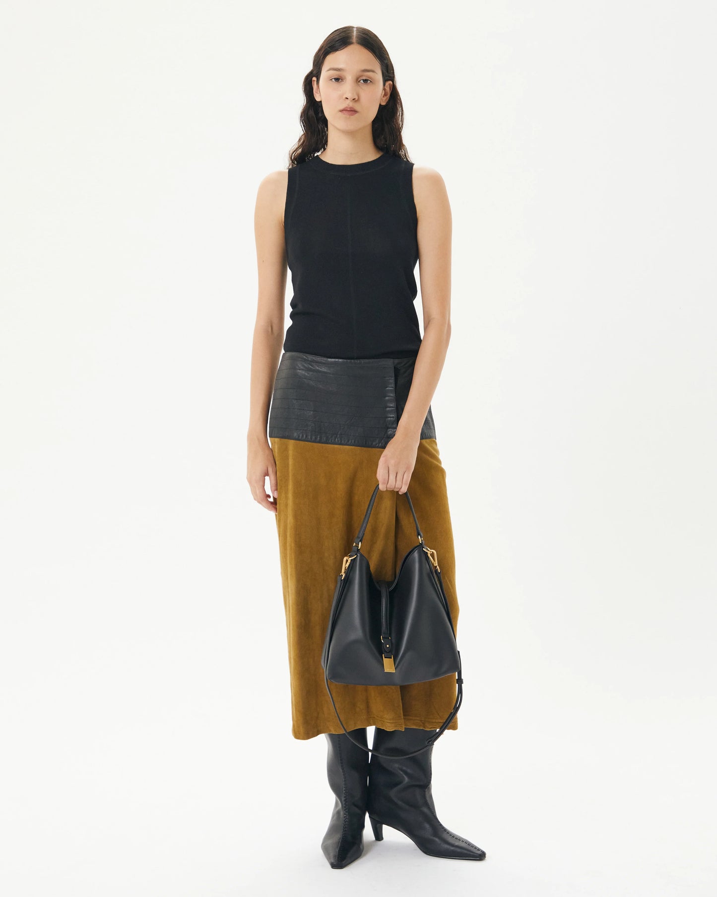 JOSIE BUCKET BAG - BLACK