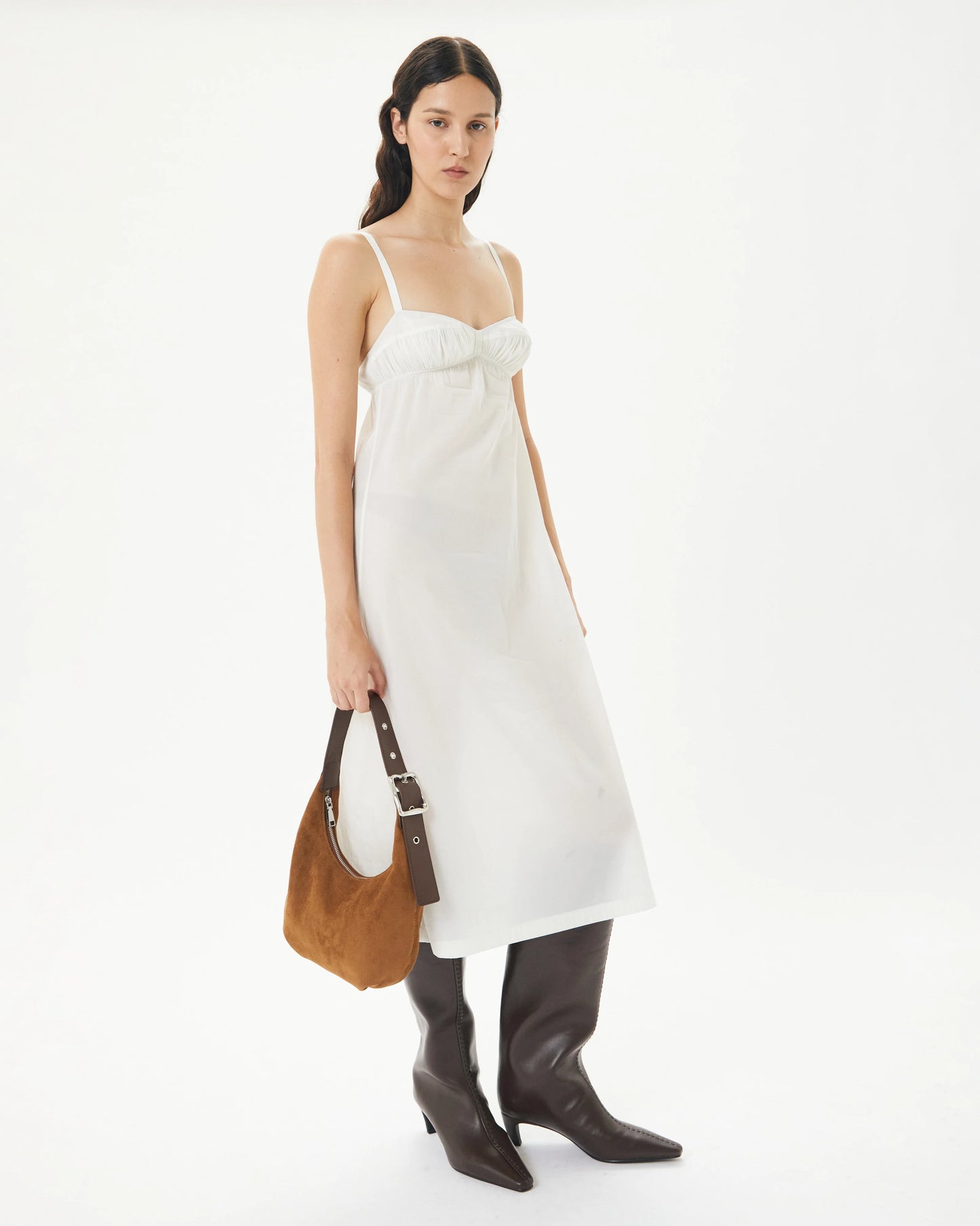 EVERYDAY CROISSANT BAG - CHESTNUT