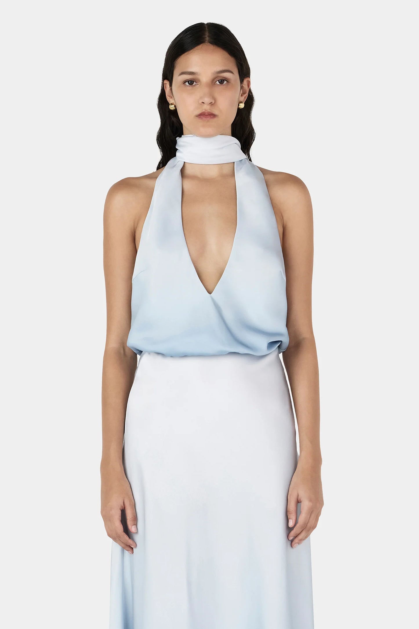 HARPER HALTER TOP - OCEAN SPRAY