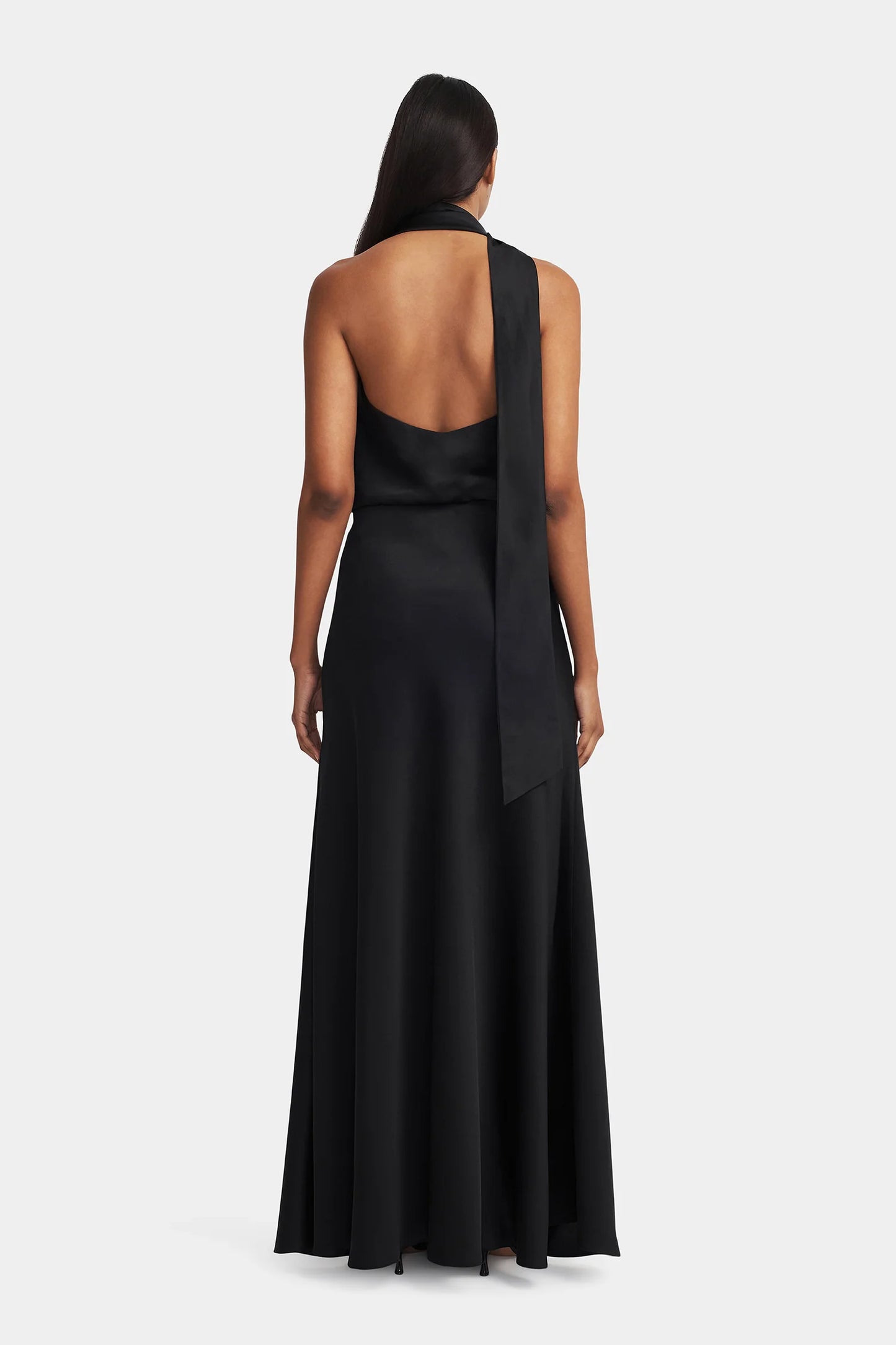 HARPER HALTER TOP - BLACK