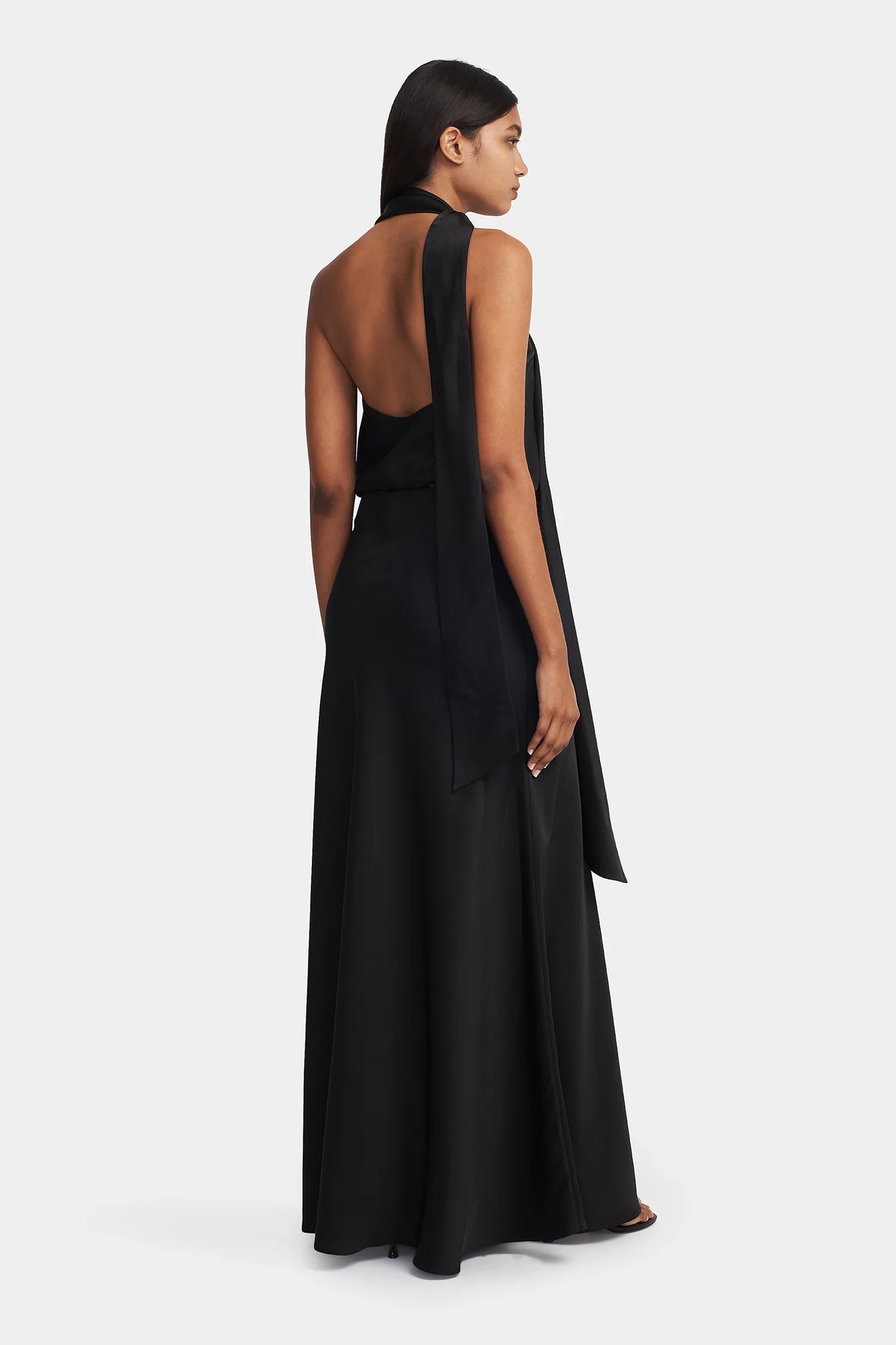 HARPER HALTER TOP - BLACK