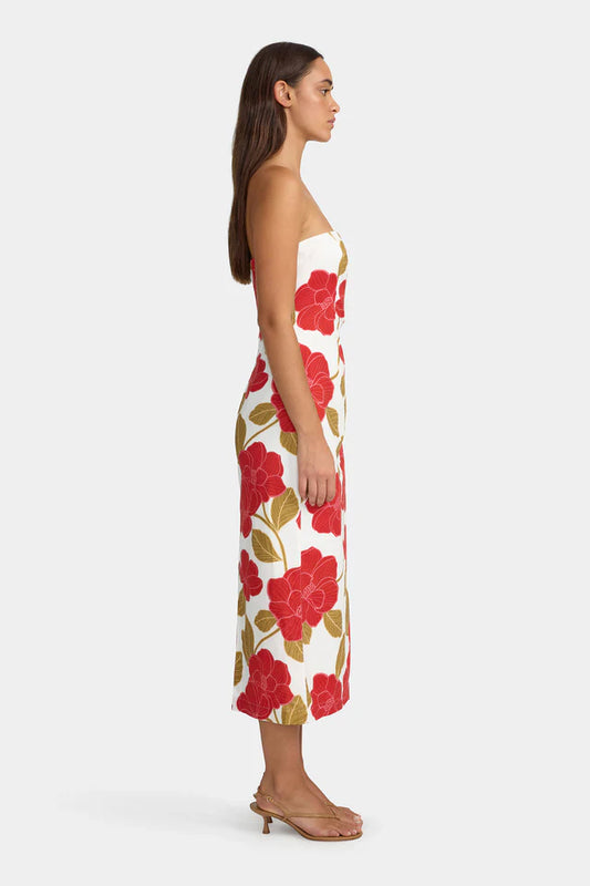 HOLLY MIDI DRESS - PRIMROSE