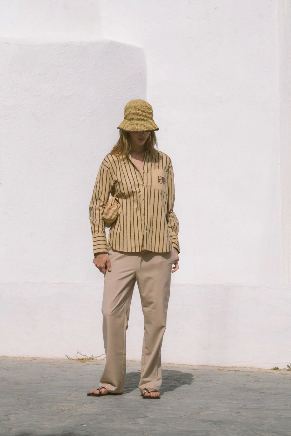 AJJA POCKET SHIRT - SAND