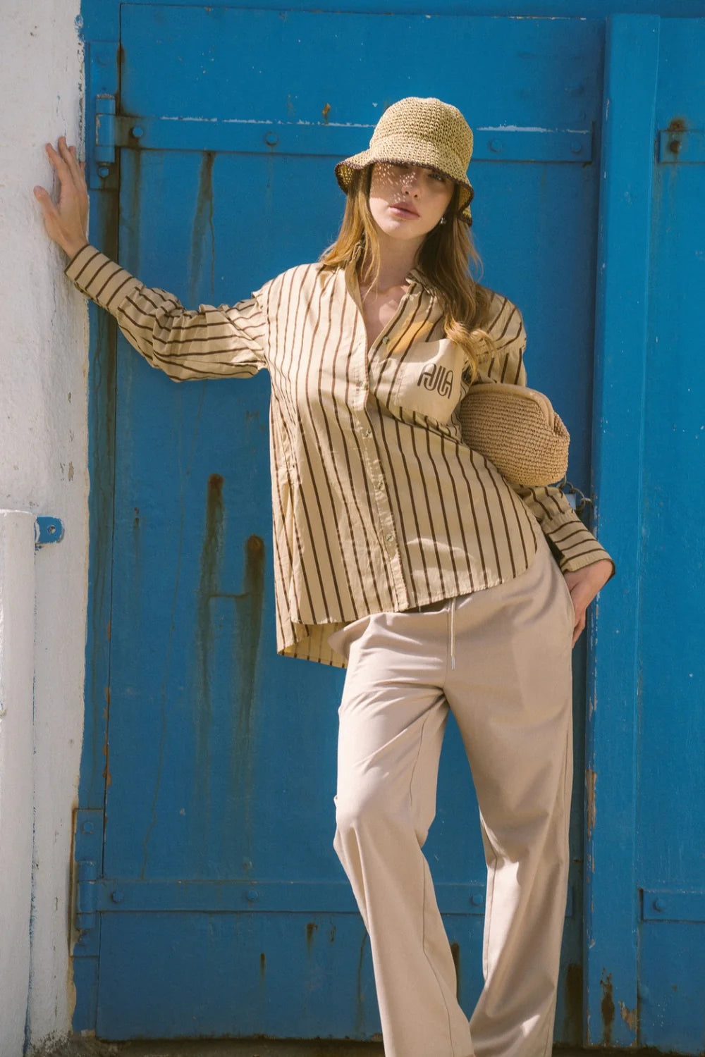 AJJA POCKET SHIRT - SAND