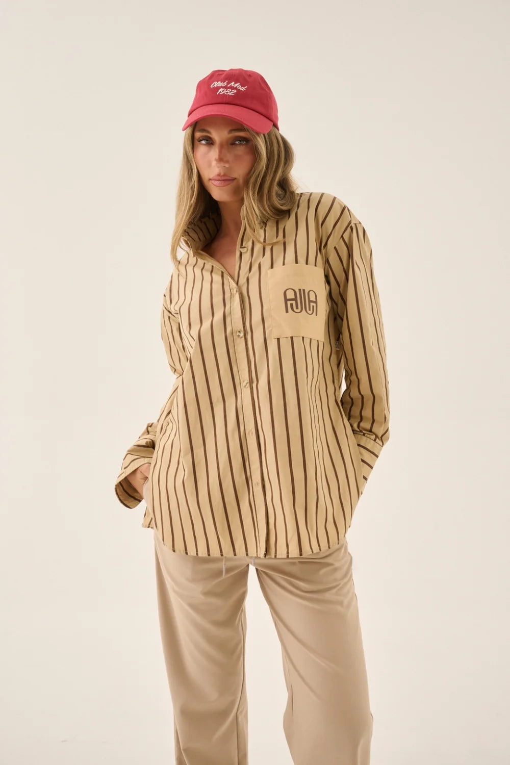 AJJA POCKET SHIRT - SAND
