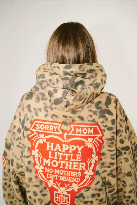 SORRY MOM HOODIE - LEOPARD