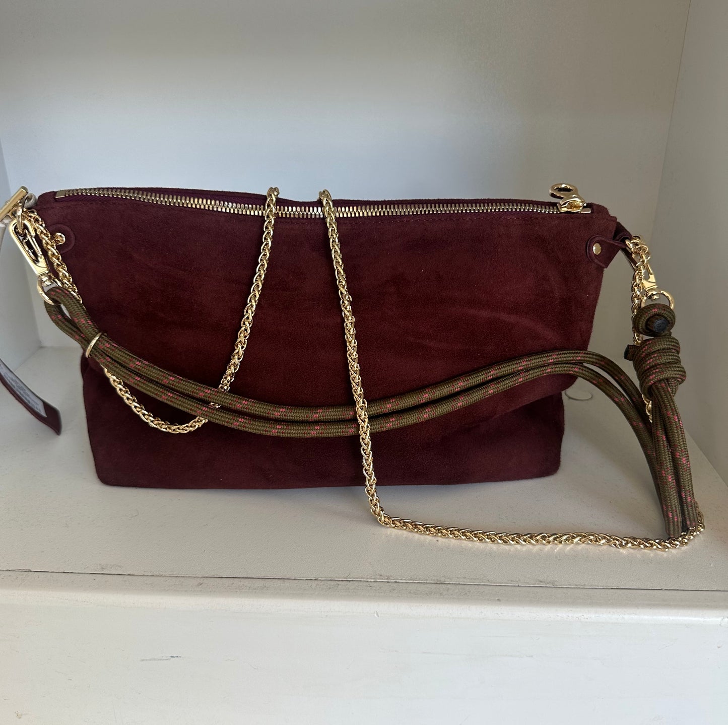 MALLOW - SUEDE BURGUNDY