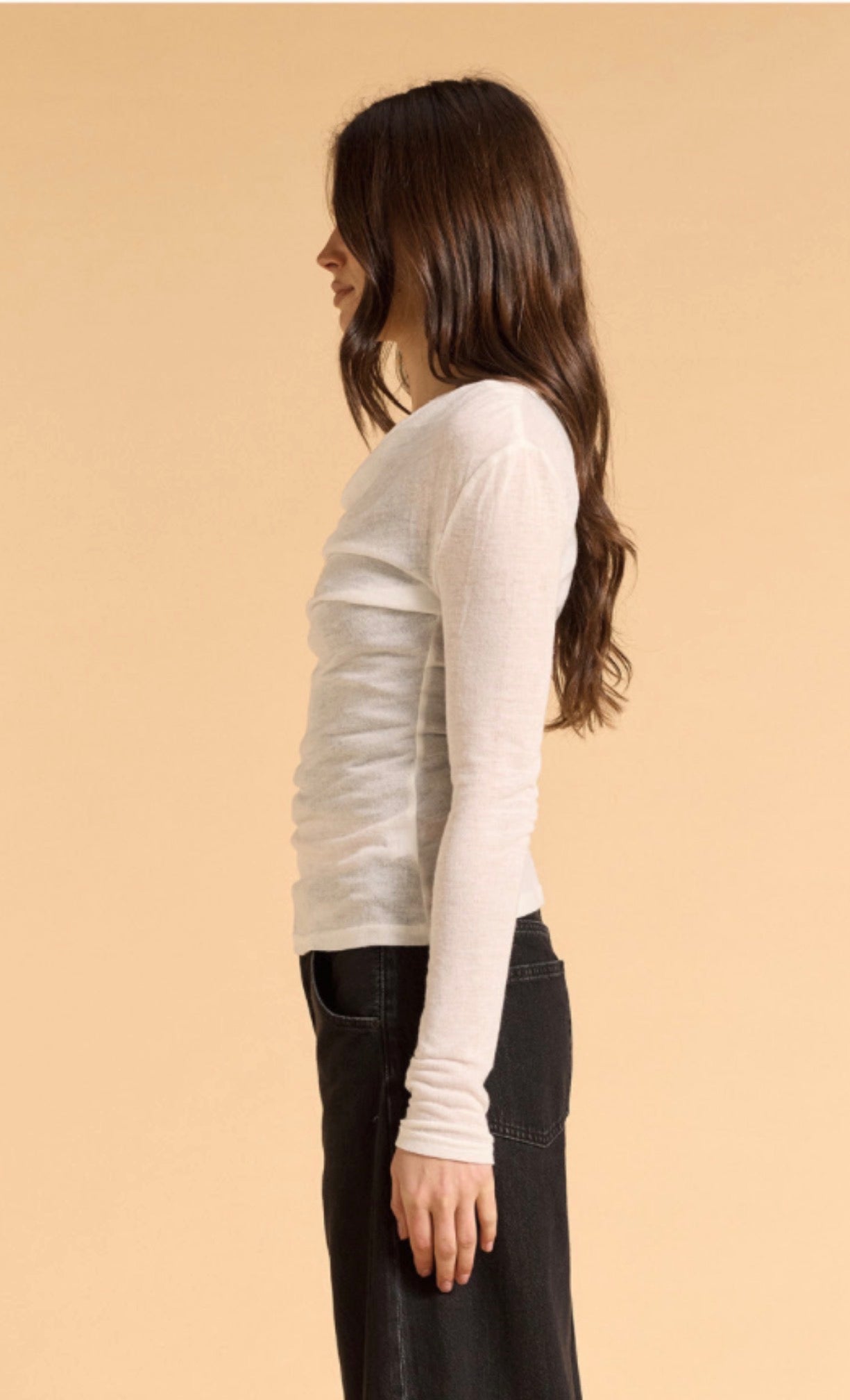 HANGING BY A MOMENT TOP (924072-WHITE)