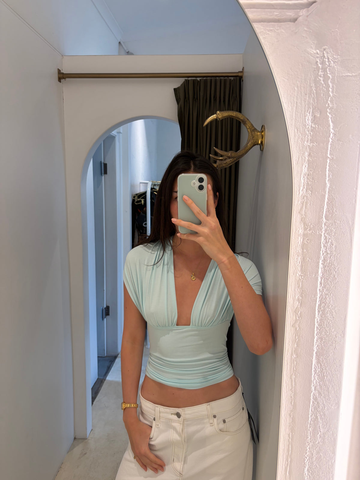 ISABELA TOP - MINT