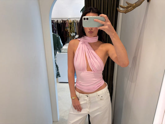 ISABELA TOP - STRAWBERRY