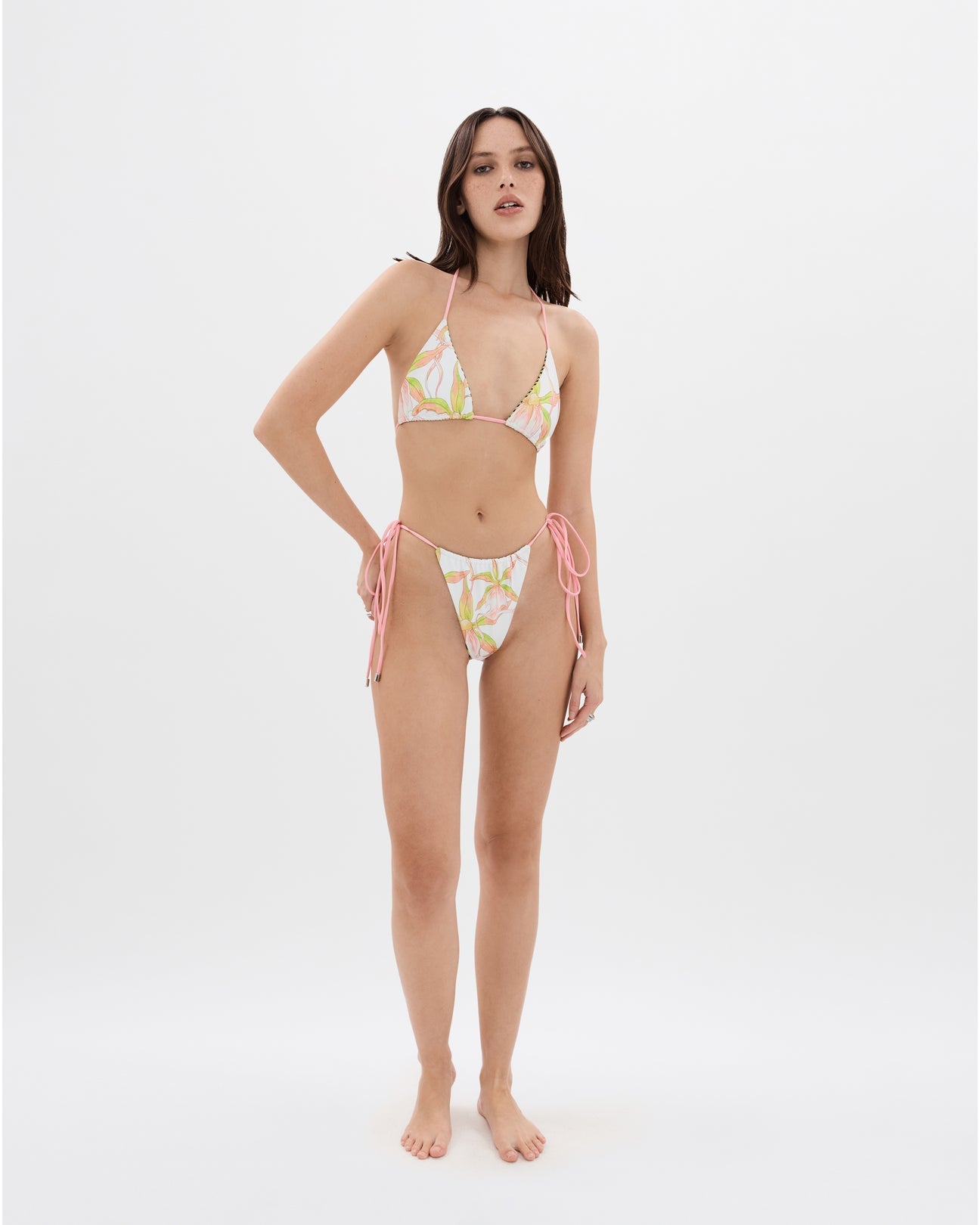 GHOST ORCHID/MUMA STRING REVERSIBLR BIKINI TOP