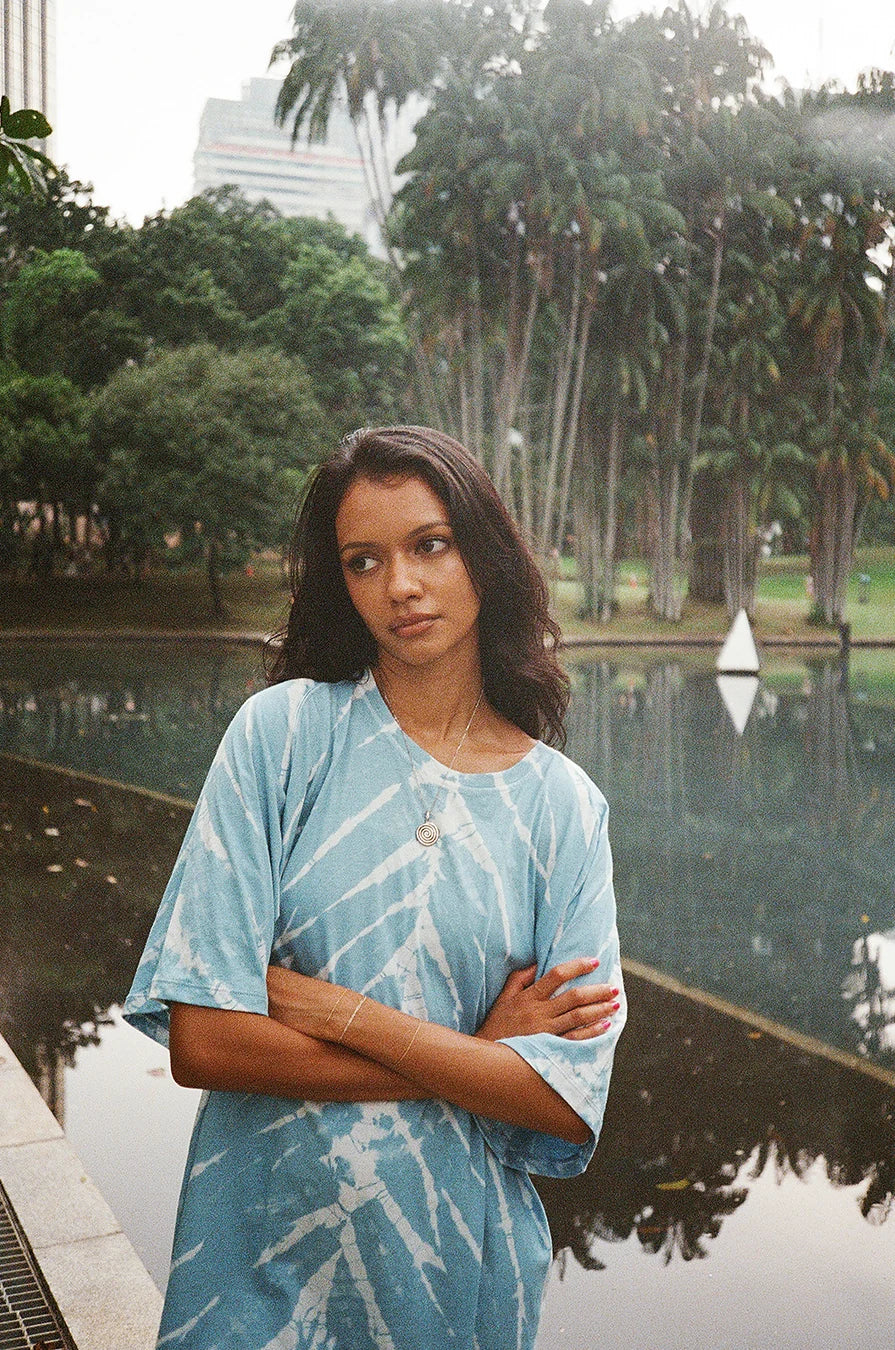 COMPOSURE T DRESS - BLUE KYANITE