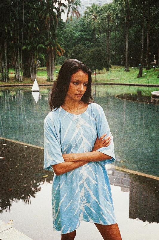 COMPOSURE T DRESS - BLUE KYANITE