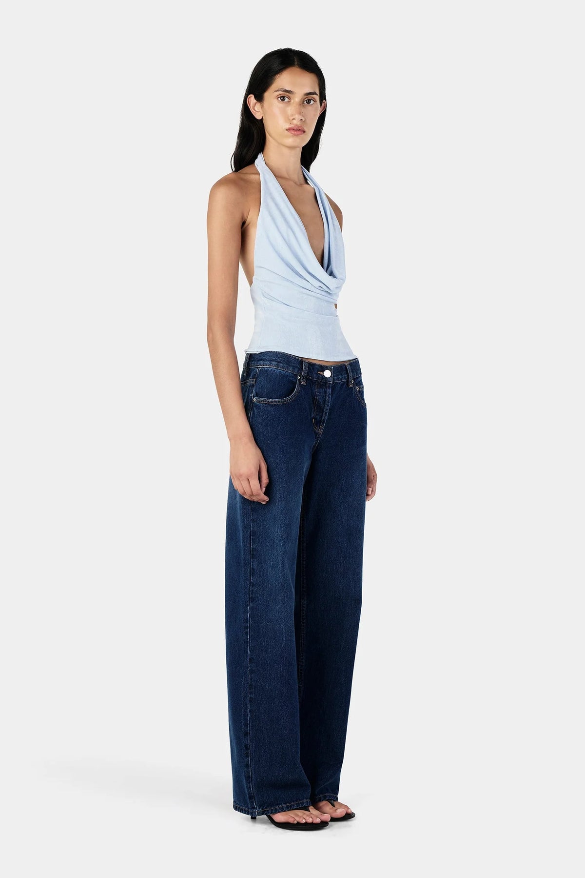 JAYDA TOP - CORNFLOWER