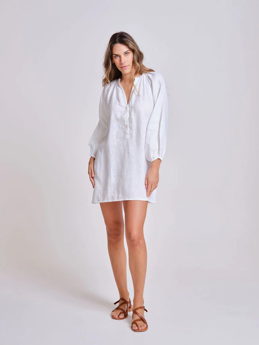 JUNO MINI DRESS WHITE