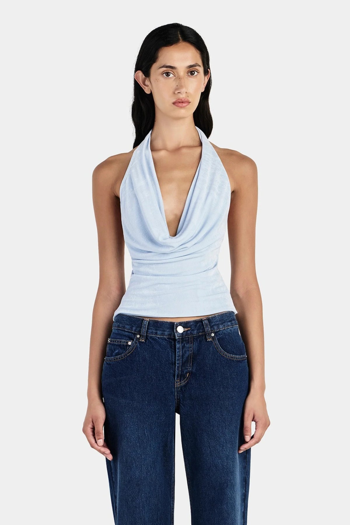 JAYDA TOP - CORNFLOWER
