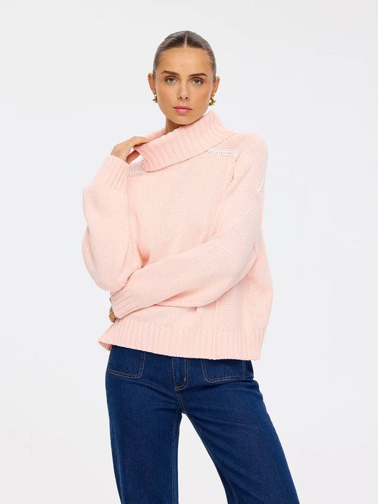 KATYA KNIT JUMPER - PINK