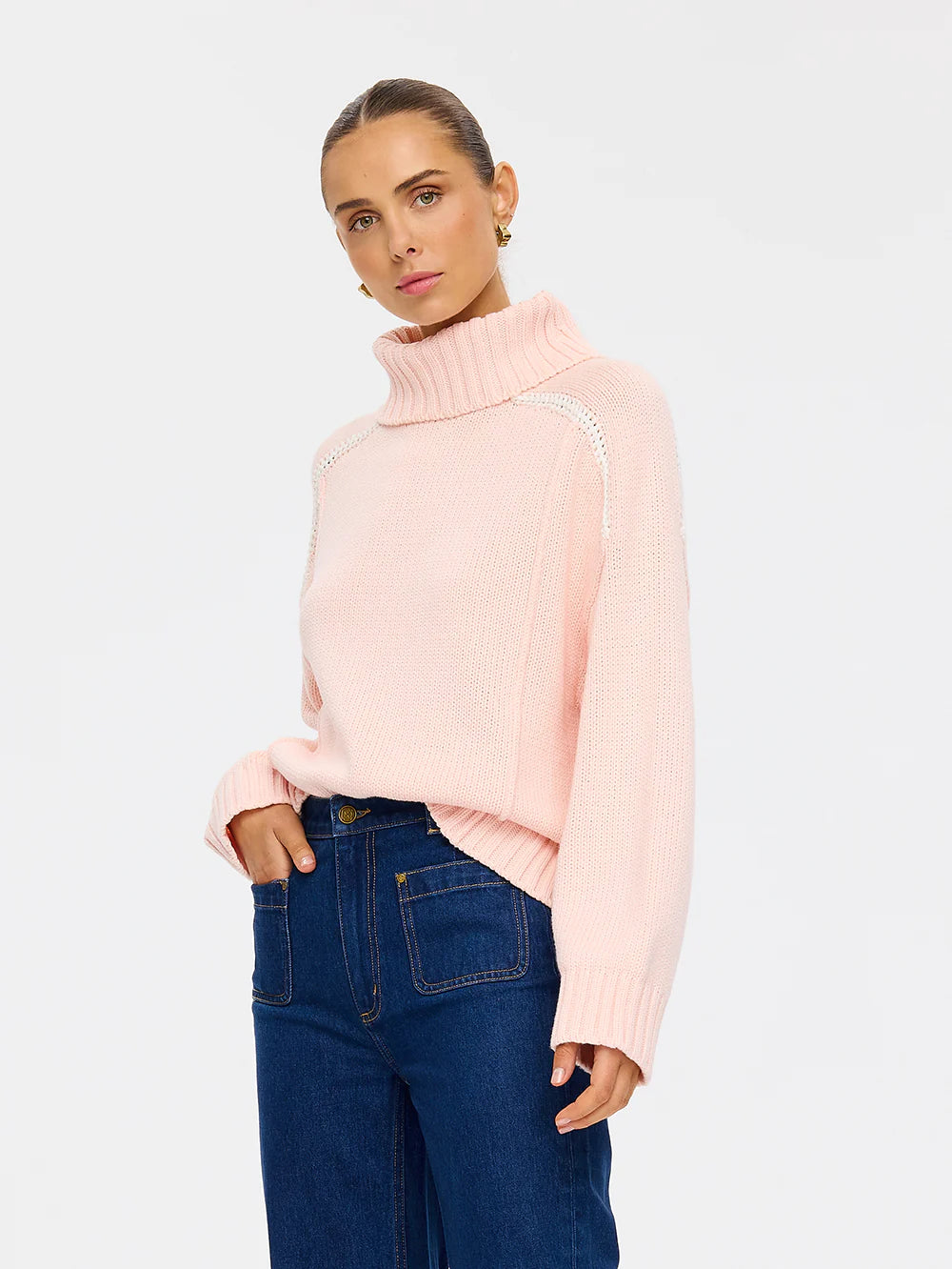 KATYA KNIT JUMPER - PINK