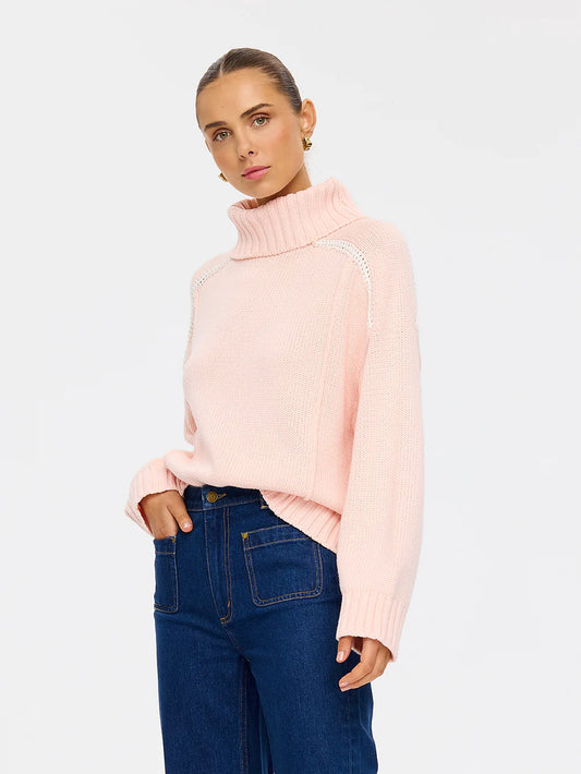 KATYA KNIT JUMPER - PINK