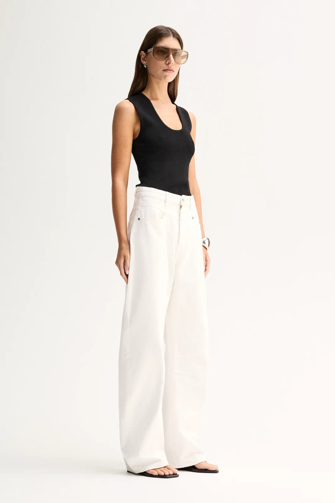 HAYES KNIT TOP-BLACK