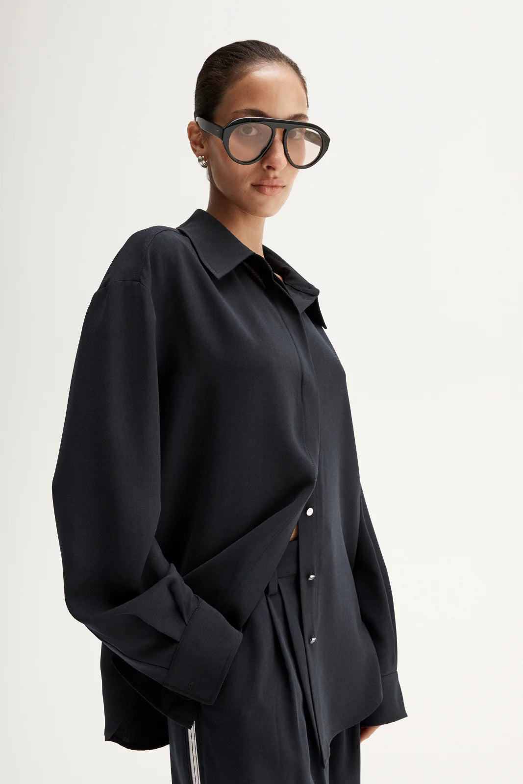 MILLER LONG SLEEVE SHIRT - MIDNIGHT INK