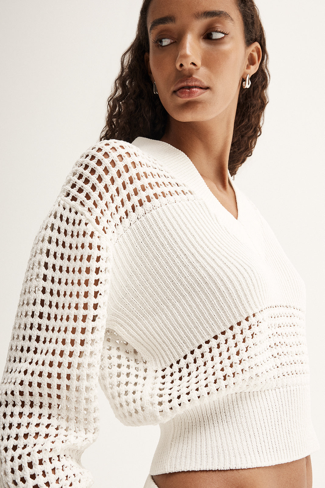 K61421 ARIA KNIT JUMPER - WHITE