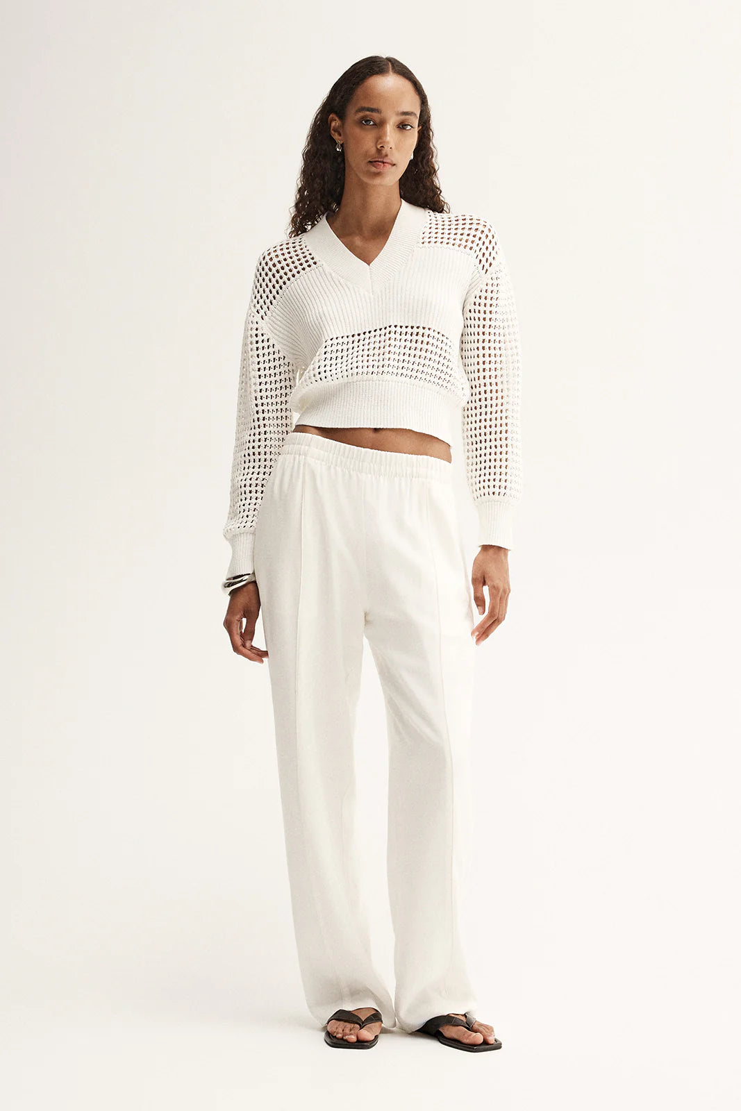 K61421 ARIA KNIT JUMPER - WHITE