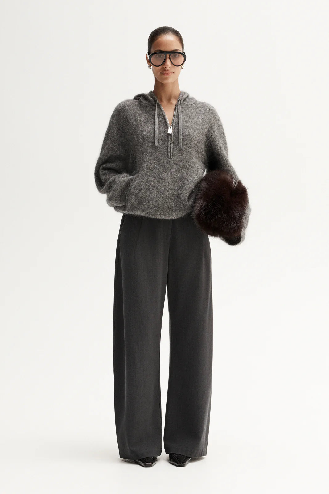 MADDEN KNIT JUMPER - GREYMARLE