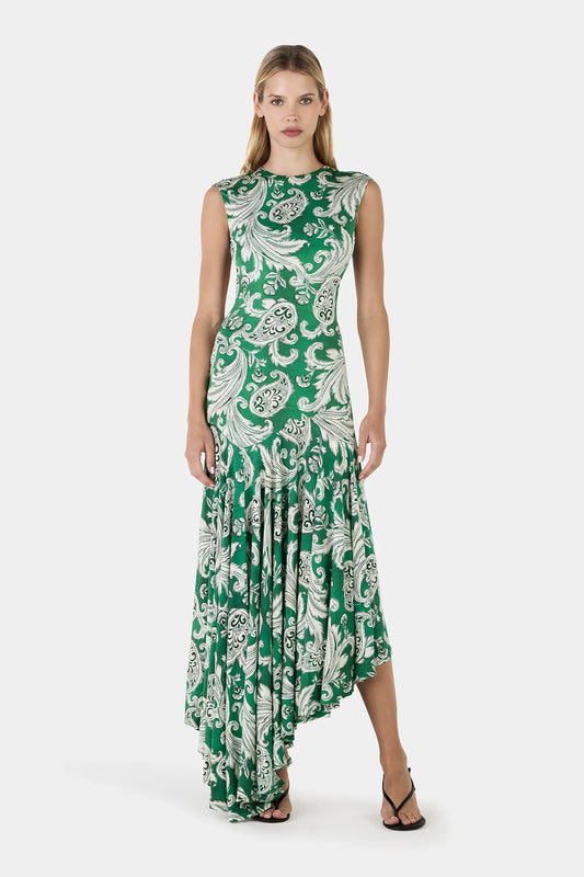 KATALINA DRESS-ROYAL PAISLEY