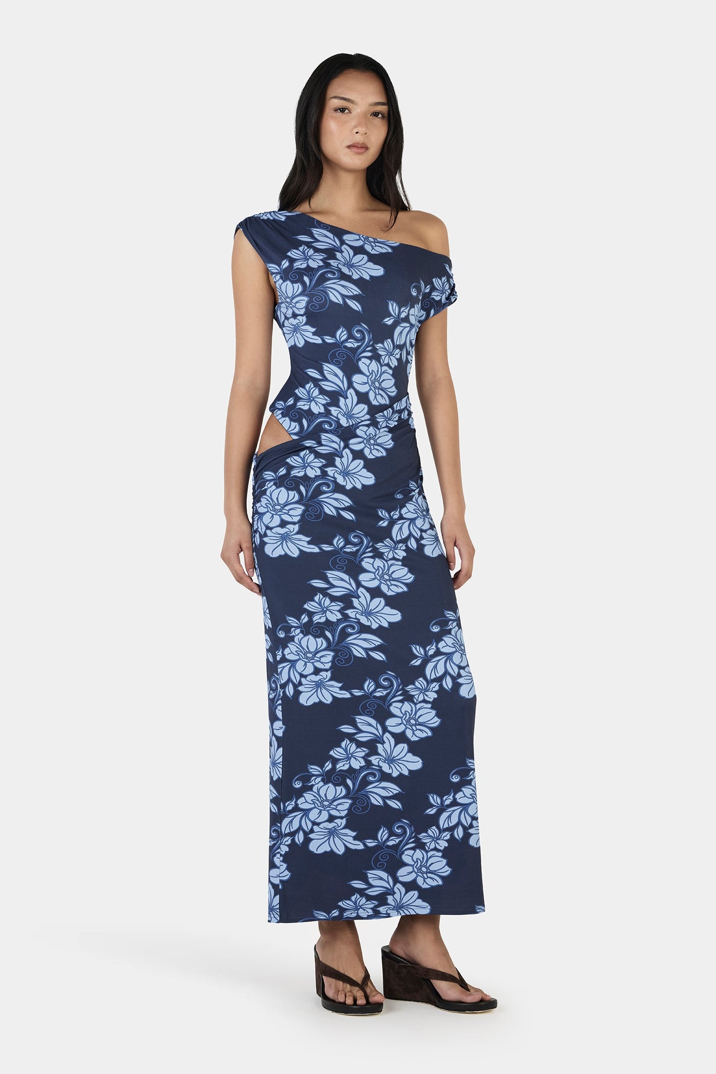 LAYLA MAXI DRESS -ROLLING WAVES