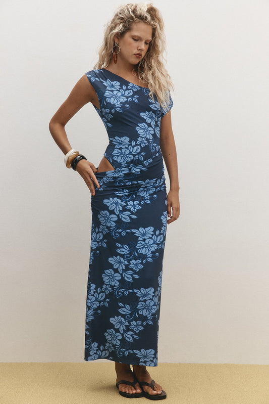 LAYLA MAXI DRESS -ROLLING WAVES