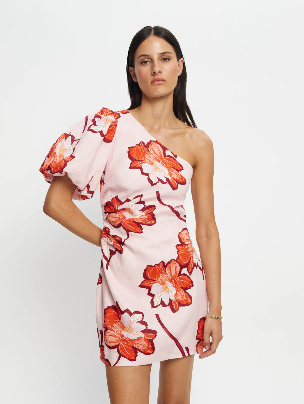 LANI ONE SHOULDER MINI DRESS