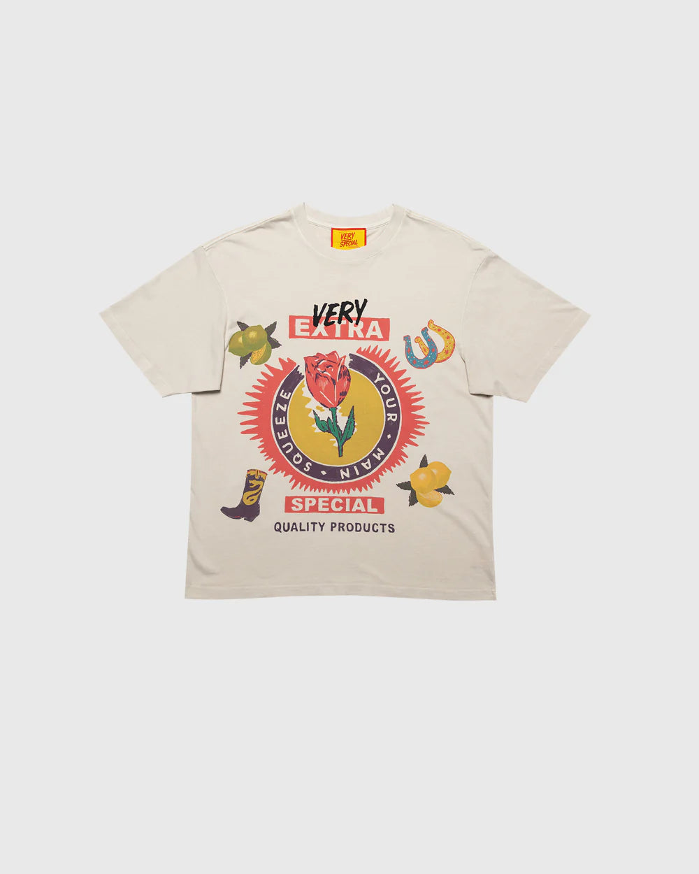 MAIN SQUEEZE GRAPHIC TEE - VINTAGE WHITE